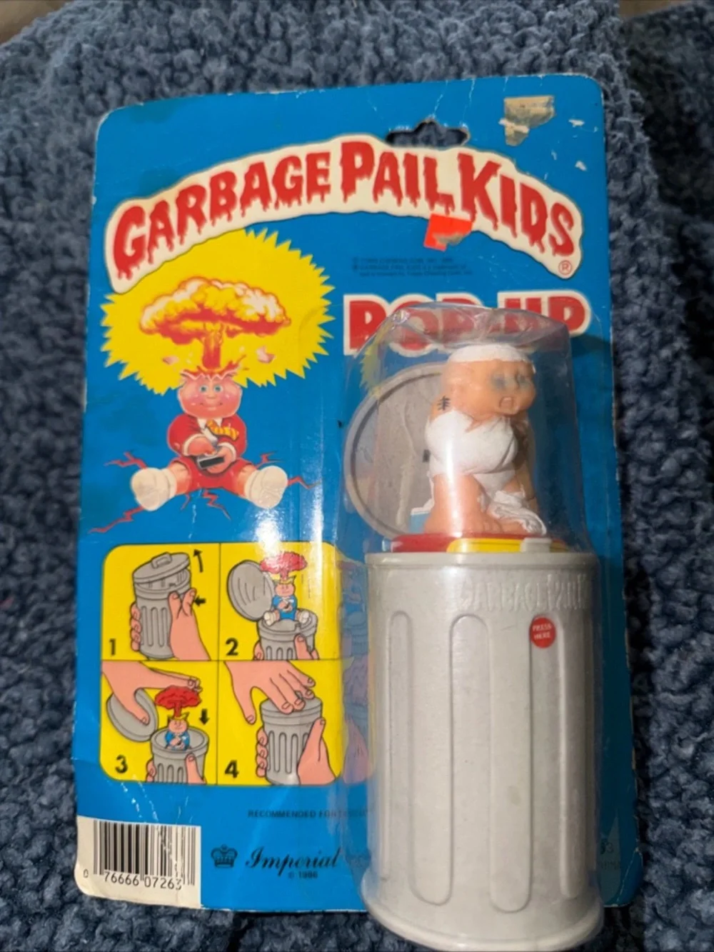 GPK Garbage Pail Kids Pop-Up Mauled Paul 1986 Imperial Toy Co NIB VINTAGE RARE